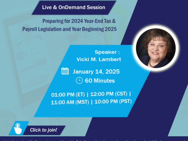 Payroll Legislation 2025